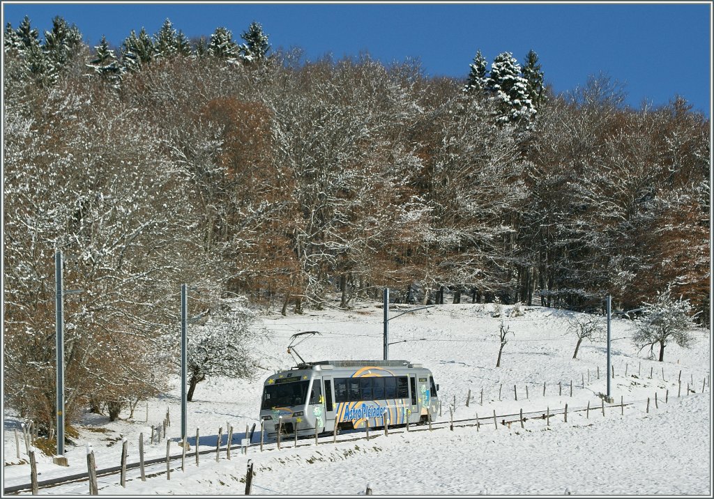 CEV Beh 2/4 N� 72 bei Fayaux.
30. Nov. 2012