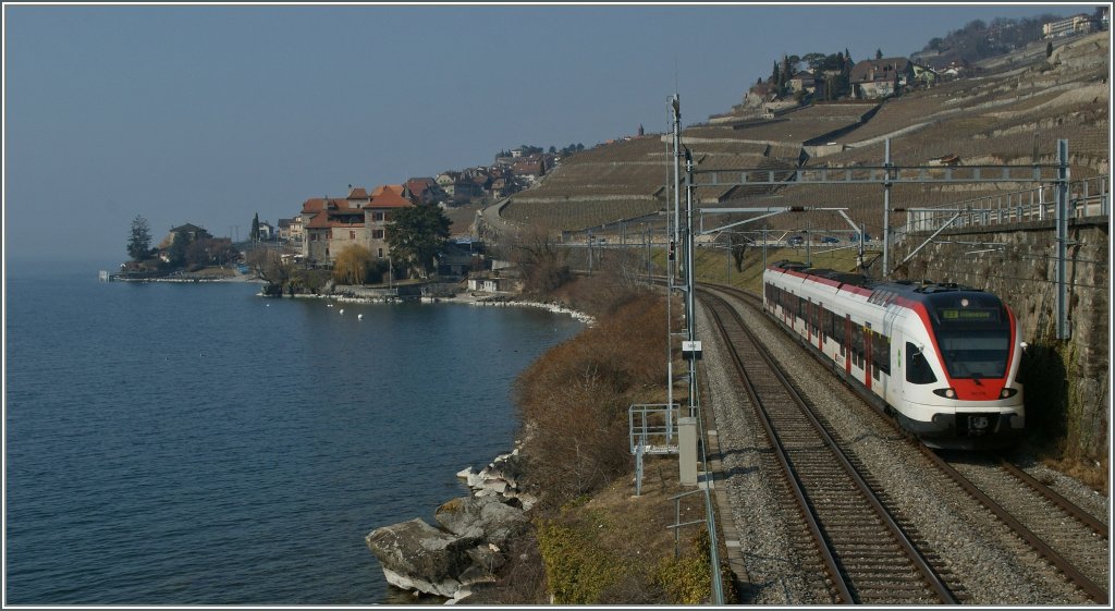 Ein Flirt nach Villeneuve bei Rivaz. 
4. M�rz 2012