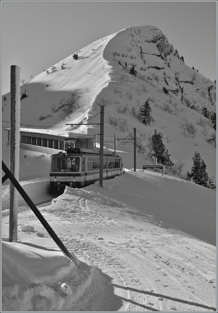 Rochers de Naye Triebzug bei Jaman.
12.01.2012