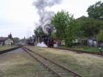 Diesen Zug der R�BB fotografierte ich am Bahnhofsfest in Putbus am 20.05.2012