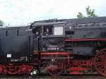Etwas Besonderes! 2 Lokf�hrer und ein Teil der Dampflok der 01er Baureihe in Putbus am 20.05.2012
